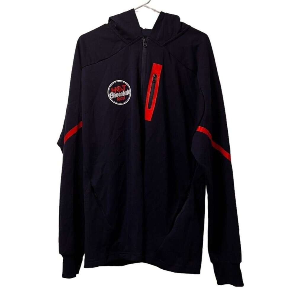 Hot Chocolate Run (Atlanta) Men’s Jacket / Zip Hoodie Size Large Athletic Preppy